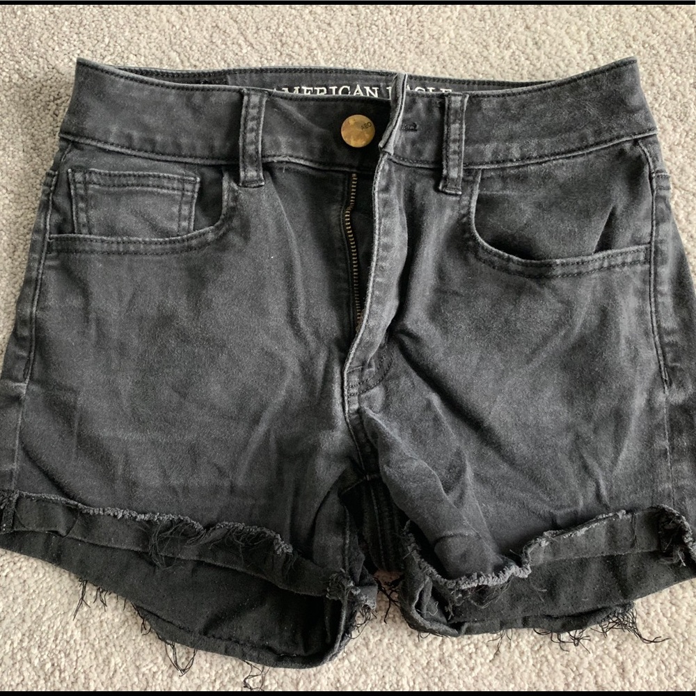 Black American Eagle Outfitters Hi-rise Shorts